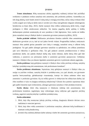 GEBĖJIMAS BRĖŽTI RIBAS ASMENINIAME IR PROFESINIAME GYVENIME. Paveikslėlis 3