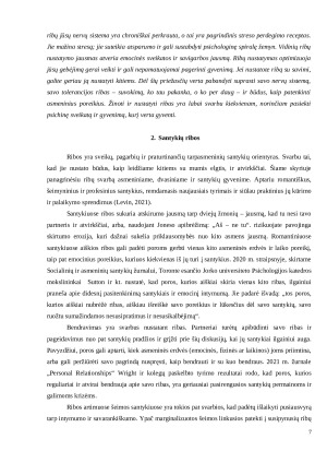 GEBĖJIMAS BRĖŽTI RIBAS ASMENINIAME IR PROFESINIAME GYVENIME. Paveikslėlis 7