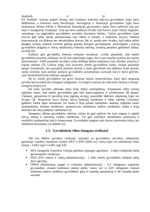 GYVSIDABRIO POVEIKIS ŽMOGAUS SVEIKATAI. Paveikslėlis 5