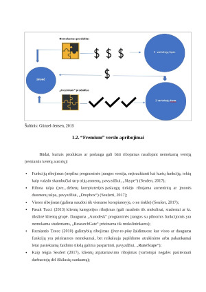 “FREEMIUM” VERSLO MODELIO KURIAMA VERTĖ VARTOTOJAMS. Paveikslėlis 7