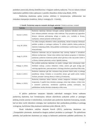 „ALGIRDO PUDINSKO PREKYBOS FIRMA“ PARDAVIMŲ DIDINIMAS TOBULINANT MARKETINGO SPRENDIMUS. Paveikslėlis 9