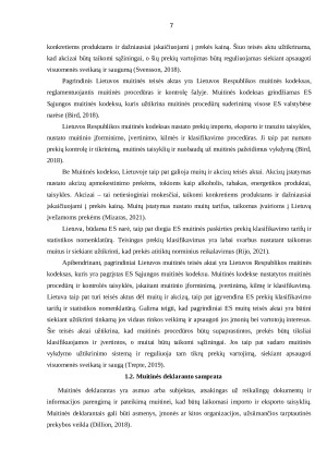 MUITINĖS DEKLARANTŲ ADMINISTRACINĖS ATSAKOMYBĖS TAIKYMO YPATUMAI IR PROBLEMOS LIETUVOJE. Paveikslėlis 7