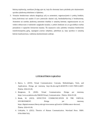 „7 BET“ ORGANIZACIJOS VIRTUALIOS KOMUNIKACIJOS MODELIS. Paveikslėlis 10