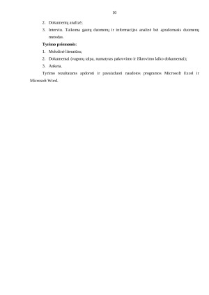 AB „AKMENĖS CEMENTO“ GELEŽINKELIO TRANSPORTO CECHO LOGISTIKOS PROCESŲ VALDYMO OPTIMIZAVIMAS. Paveikslėlis 10