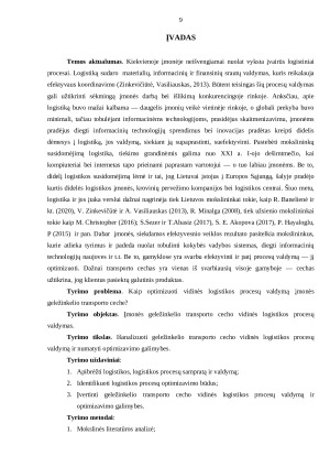 AB „AKMENĖS CEMENTO“ GELEŽINKELIO TRANSPORTO CECHO LOGISTIKOS PROCESŲ VALDYMO OPTIMIZAVIMAS. Paveikslėlis 9