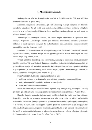 ALEKSITIMIJA - SAMPRATA, POŽYMIAI. Paveikslėlis 3