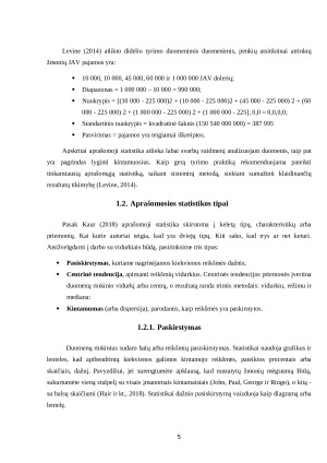 Aprašomoji statistika. Paveikslėlis 5