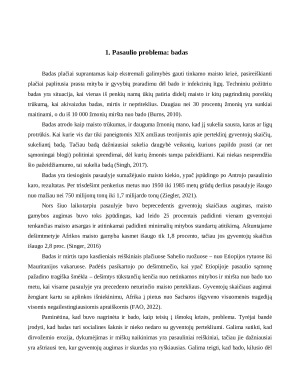 Badas įvairiuose žemynuose. Paveikslėlis 3