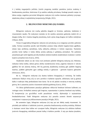 Bilingvinis mokymasis. Paveikslėlis 3