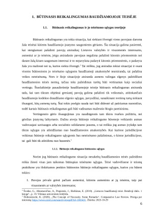 BŪTINASIS REIKALINGUMAS IR JO TEISĖTUMO SĄLYGOS. Paveikslėlis 6