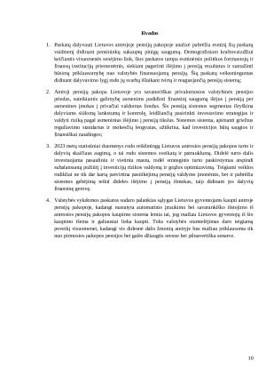 Dalyvavimo II-oje pensijų pakopoje paskatos. Paveikslėlis 10