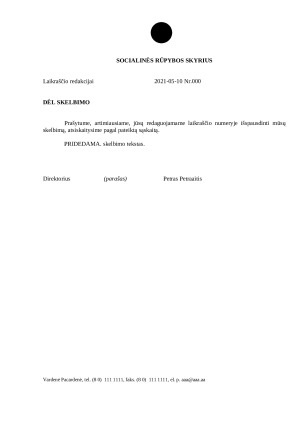 Dokumentų pavyzdžiai. Paveikslėlis 4