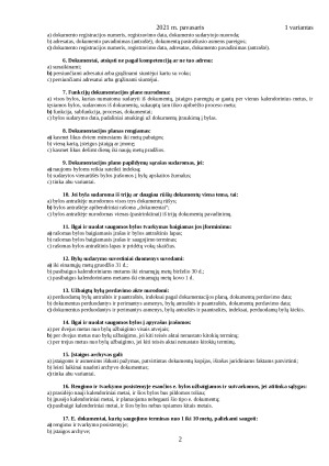 DOKUMENTŲ VALDYMO DALYKO Egzamino užduotys. Paveikslėlis 2