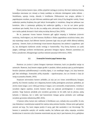HUMORAS TARPASMENINIUOSE SANTYKIUOSE. Paveikslėlis 9