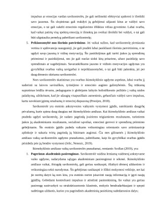 Ikimokyklinio amžiaus vaikų savikontrolės trūkumai ir privalumai. Paveikslėlis 2