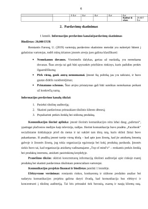 ĮMONĖS UAB ,,SHKERTIK“ KOMUNIKACIJOS PROJEKTAS. Paveikslėlis 6