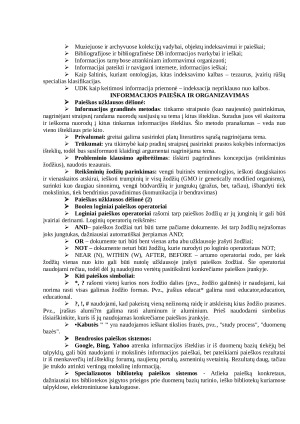 INFORMACIJOS IEŠKA. KONSPEKTAS. Paveikslėlis 6