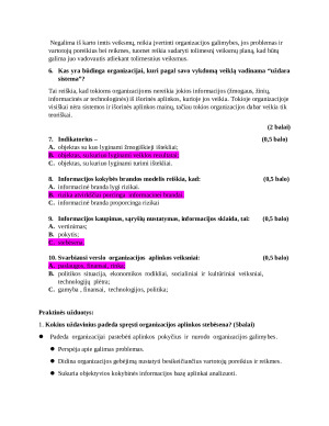 INFORMACIJOS SRAUTŲ STEBĖSENA  IR VERTINIMAS. Egzamino užduotys. Paveikslėlis 2