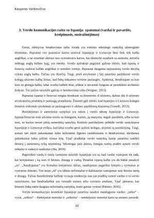 Ispanijos socio-kultūrino konteksto aptarimas, remiantis kultūros dimensijomis. Paveikslėlis 10