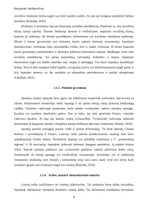 Ispanijos socio-kultūrino konteksto aptarimas, remiantis kultūros dimensijomis. Paveikslėlis 5