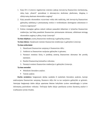 ĮVAIRIŲ FINANSAVIMO TENDENCIJŲ IR GALIMYBIŲ TYRIMAS. Paveikslėlis 8