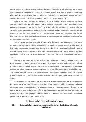 JŪRŲ UOSTO KONKURENCINGUMO VEIKSNIAI. Paveikslėlis 7