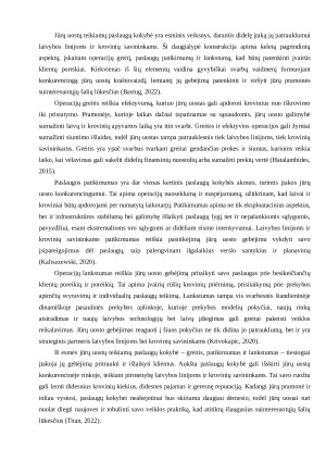 JŪRŲ UOSTO KONKURENCINGUMO VEIKSNIAI. Paveikslėlis 8