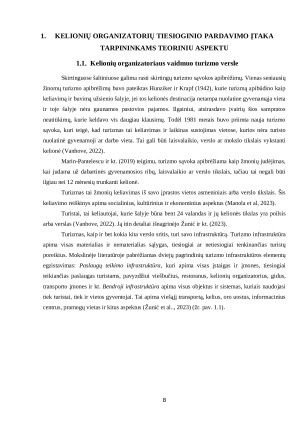 Kelių transporto sukeliamos taršos mažinimo priemonių efektyvumas. Paveikslėlis 8