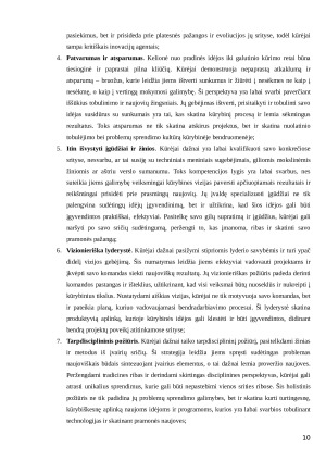 KURIANTIS ŽMOGUS: KŪRYBIŠKUMO ĮGŪDŽIO SAMPRATA, TYRIMAI IR LAVINIMO METODAI. Paveikslėlis 10