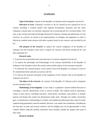 LIETUVOS RESPUBLIKOS MUITINĖ IR JOS INTEGRACIJA Į ES. Paveikslėlis 5