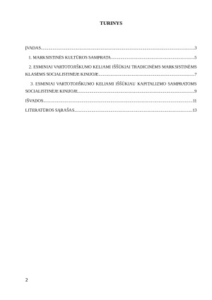 MARKSISTINĖ VARTOTOJŲ KULTŪROS ANALIZĖ KINIJOJE. Paveikslėlis 2
