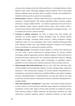 ORO UOSTŲ INFRASTRUKTŪRA, VEIKLOS PRINCIPAI IR GALIMYBĖS. Paveikslėlis 10