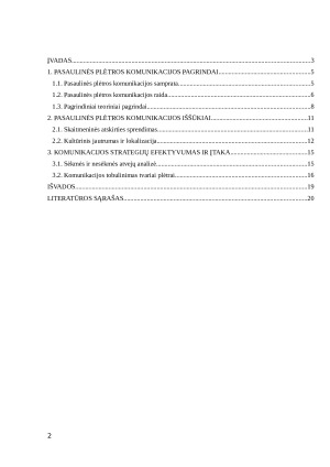 PASAULINĖS PLĖTROS KOMUNIKACIJA: RAIDA IR SAMPRATA. Paveikslėlis 2