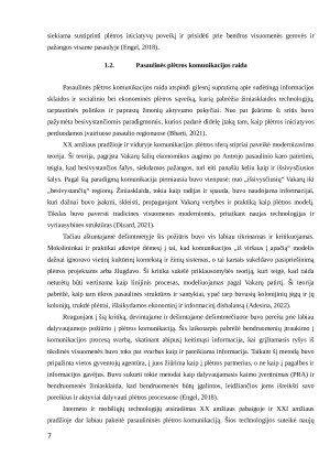 PASAULINĖS PLĖTROS KOMUNIKACIJA: RAIDA IR SAMPRATA. Paveikslėlis 7