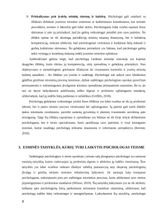 PSICHOLOGO DARBO TEISME ETINIAI ASPEKTAI IR IŠŠŪKIAI. Paveikslėlis 9
