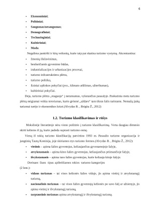 PASAULINIS TURIZMAS. Paveikslėlis 6