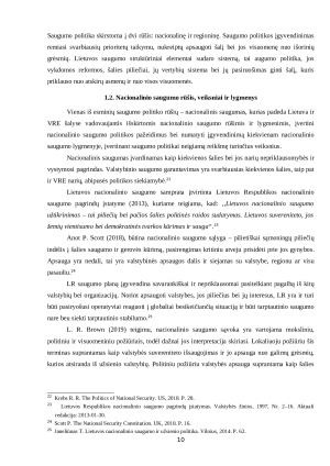 SAUGUMO DIMENSIJA VRE VALSTYBIŲ POLITIKOJE: LYGINAMOJI ANALIZĖ. Paveikslėlis 10