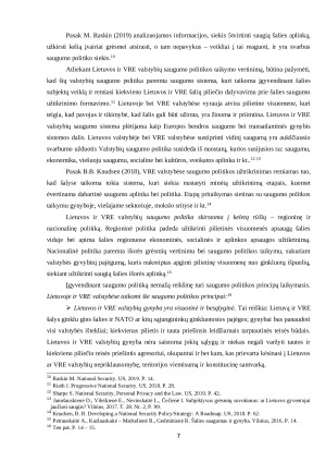 SAUGUMO DIMENSIJA VRE VALSTYBIŲ POLITIKOJE: LYGINAMOJI ANALIZĖ. Paveikslėlis 7