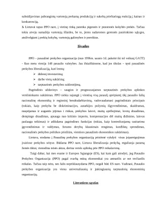 Tarptautinę prekybą kuruojančios tarptautinės organizacijos - Pasaulio prekybos organizacijos atvejis. Paveikslėlis 10