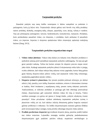 Tarptautinę prekybą kuruojančios tarptautinės organizacijos - Pasaulio prekybos organizacijos atvejis. Paveikslėlis 2