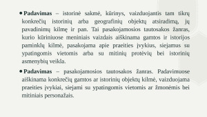 Padavimai (6 kl.), skaidrės su užduotimis pagal atnaujintų programų rekomendacijas. Paveikslėlis 2