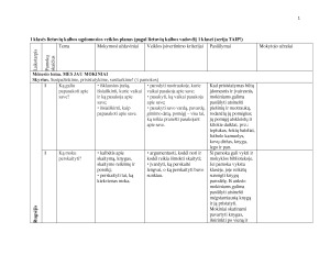 1 klasės lietuvių kalbos ilgalaikis planas 2025m