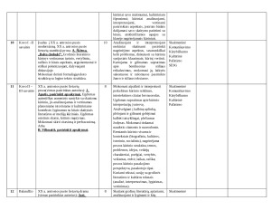 4 gimnazijos (12) klasės lietuvių kalbos (bendrojo kurso) teminis planas 2025 m.. Paveikslėlis 8