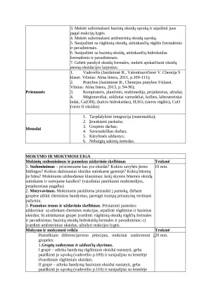 Rūgštiniai, baziniai ir amfoteriniai oksidai pamokos planas 9 klasei. Paveikslėlis 2