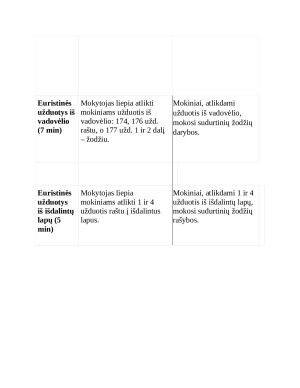 Lietuvių kalbos pamokos planas: sudurtiniai žodžiai. Paveikslėlis 5