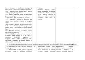 Pamokų ciklo „Rūgštys ir bazės“ trumpalaikis planas. Paveikslėlis 7