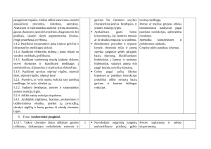 Pamokų ciklo „Rūgštys ir bazės“ trumpalaikis planas. Paveikslėlis 8