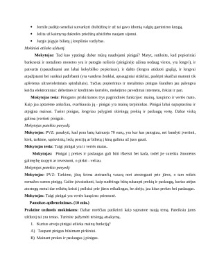 Pamokos planas: mainai ir pinigai. Paveikslėlis 3