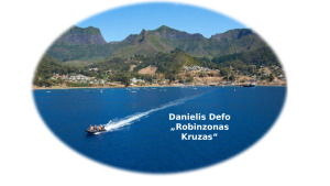 Danielis Defo. „Robinzonas Kruzas”. Paveikslėlis 1
