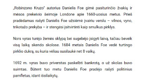 Danielis Defo. „Robinzonas Kruzas”. Paveikslėlis 4